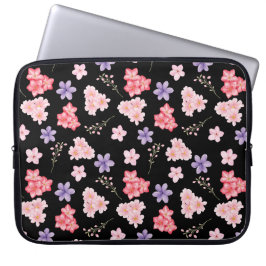 Funda Para Portátil Patrón floral acuarela 