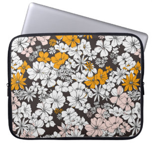 Funda Para Portátil Patrón Floral De Ditsy Sin Marea. Flowe colorida