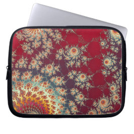 Funda Para Portátil Patrón floral espiral