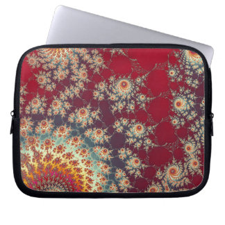 Funda Para Portátil Patrón floral espiral