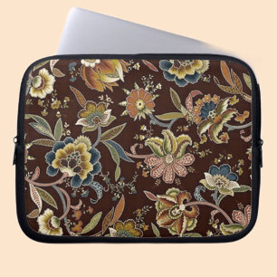 Funda Para Portátil Patrón floral jacobino