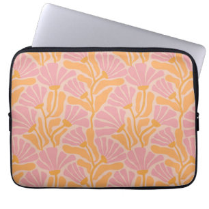 Funda Para Portátil Patrón floral moderno del Siglo Medio