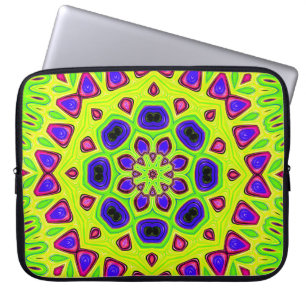 Funda Para Portátil Patrón floral moderno. Ilustracion Raster. Persia