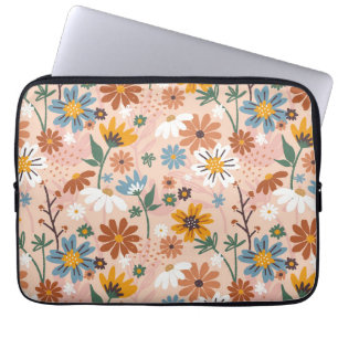 Funda Para Portátil Patrón floral pintado a mano-23136