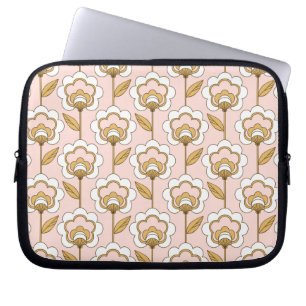 Funda Para Portátil Patrón floral rosa de los jardines retro
