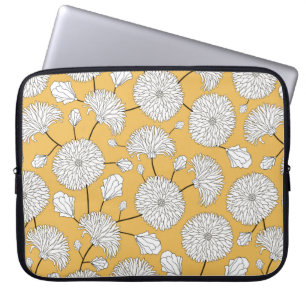 Funda Para Portátil Patrón floral sin foco. imprimir con flores. Texti