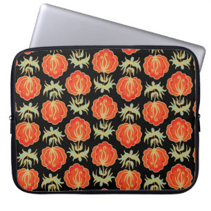 Funda Para Portátil Patrón floral sin soldadura