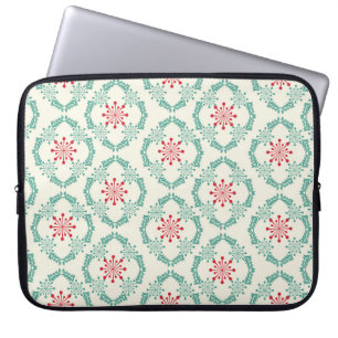 Funda Para Portátil Patrón floral sin soldadura de flores abstractas y