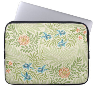 Funda Para Portátil Patrón floral William Morris Larkspur