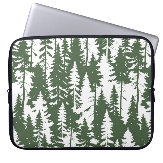 Funda Para Portátil Patrón forestal de Woodland (Frente)