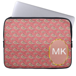Funda Para Portátil Patrón Foxglove Petal Paisley