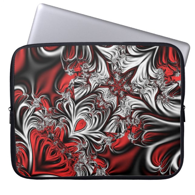 Funda Para Portátil patrón fractal (Frente)