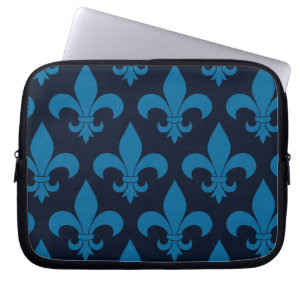 Funda Para Portátil Patrón francés fleur de lis Parisino
