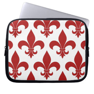 Funda Para Portátil Patrón francés fleur de lis Parisino