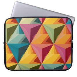 Funda Para Portátil Patrón geométrico de triángulo atrevido