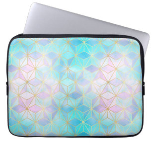 Funda Para Portátil Patrón geométrico de vidrio irlandés