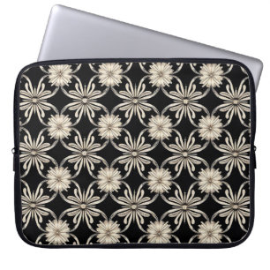 Funda Para Portátil Patrón geométrico en blanco y negro