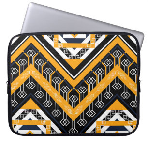 Funda Para Portátil Patrón geométrico étnico oriental tradicional desi