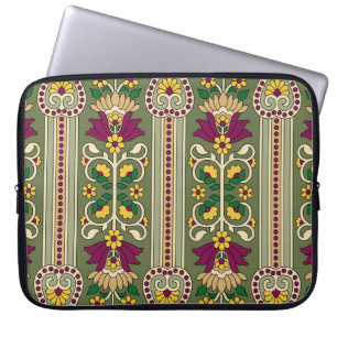 Funda Para Portátil Patrón geométrico Mughal Paisley en el grupo de fo