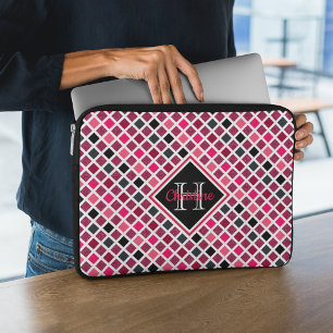 Funda Para Portátil Patrón geométrico Purpurina guiado Giro personaliz