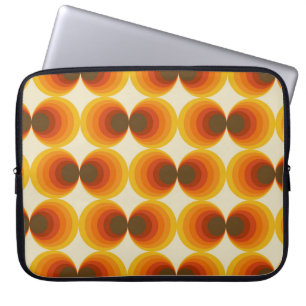Funda Para Portátil Patrón geométrico retro de abstracto colorido