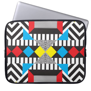 Funda Para Portátil Patrón geométrico sin fisuras en estílico abstract