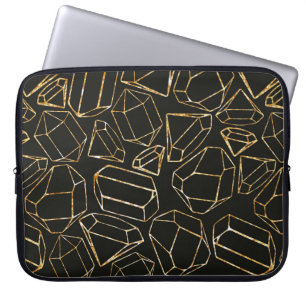Funda Para Portátil Patrón geométrico sin foco en el estilo retro de l