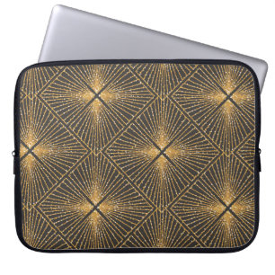 Funda Para Portátil Patrón Geométrico Sin Marea Art Deco. Elegante Wal