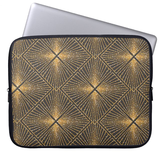 Funda Para Portátil Patrón Geométrico Sin Marea Art Deco. Elegante Wal (Frente)