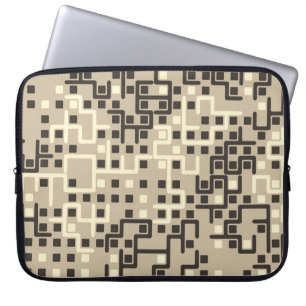 Funda Para Portátil Patrón geométrico sin soldadura con elementos de c