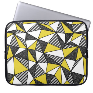 Funda Para Portátil Patrón geométrico sin soldadura en estilo retro