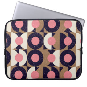 Funda Para Portátil Patrón geométrico uniforme abstracto moderno con