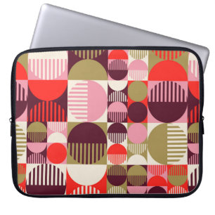 Funda Para Portátil Patrón geométrico uniforme vintage moderno