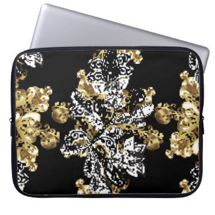 Funda Para Portátil Patrón gráfico elegante. El fondo es impecable. Mu
