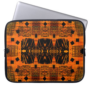 Funda Para Portátil patrón gráfico vintage ornamental art deco, S. 48
