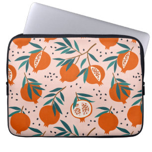 Funda Para Portátil Patrón granado colorido