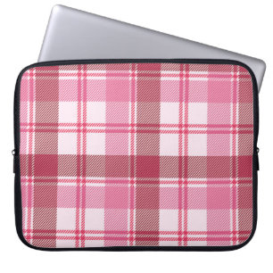 Funda Para Portátil Patrón impecable de color rosa pastel. pa de cuadr