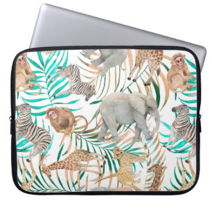 Funda Para Portátil Patrón incoloro dibujado a mano sin costura con ag