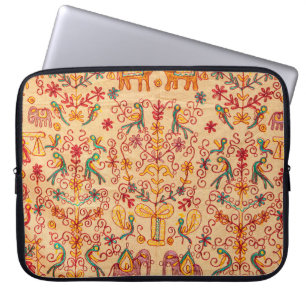 Funda Para Portátil Patrón indio sobre indio, tejido, india, nacer