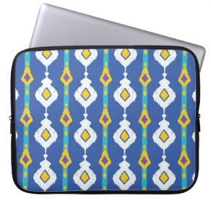 Funda Para Portátil Patrón ininterrumpido de Ikat 