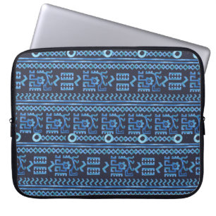 Funda Para Portátil Patrón ininterrumpido de las etnias tribales 8