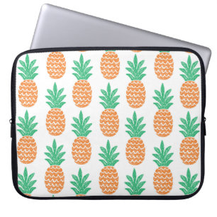 Funda Para Portátil patrón ininterrumpido de piña divertida