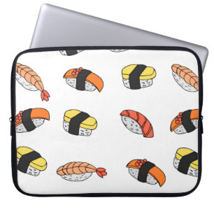 Funda Para Portátil patrón ininterrumpido de sushi