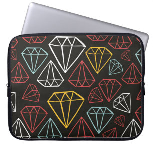 Funda Para Portátil patrón ininterrumpido vintage, elementos de diseño
