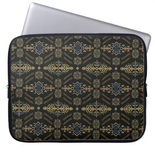 Funda Para Portátil Patrón inmaculado en estilo étnico. Trendy h