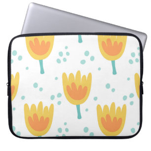 Funda Para Portátil Patrón inmaculado, lindos patrones de flores70