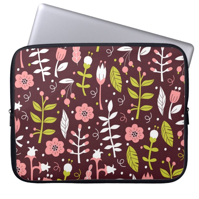 Funda Para Portátil Patrón inoxidable de caracol (Frente)