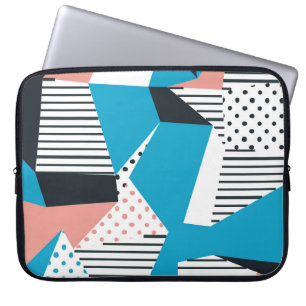 Funda Para Portátil Patrón Memphis: Minimalista tendencia abstracta