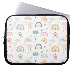 Funda Para Portátil Patrón meteorológico corto