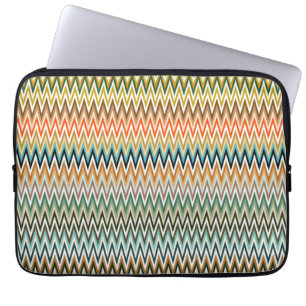Funda Para Portátil Patrón multicolor de zigzag colorido